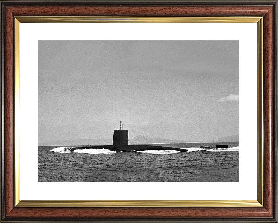 HMS Conqueror S48 Royal Navy Churchill class Submarine Photo Print or Framed Print - Hampshire Prints