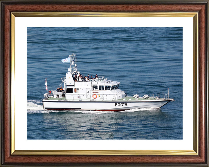 HMS Pursuer P273 Royal Navy Archer Class P2000 Patrol Vessel Photo Print or Framed Photo Print - Hampshire Prints