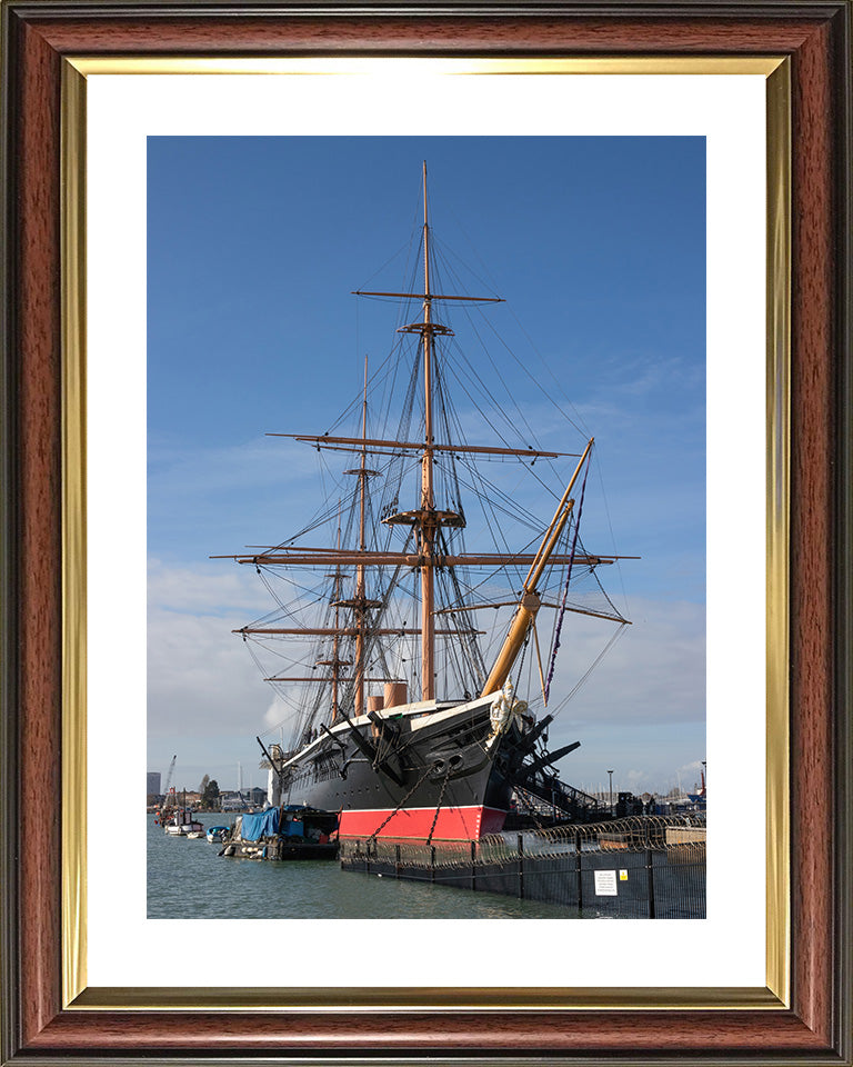 HMS Warrior 1860 | Photo Print | Framed Print | Poster | Steam-powered Armoured Frigate | Royal Navy Hampshire Prints