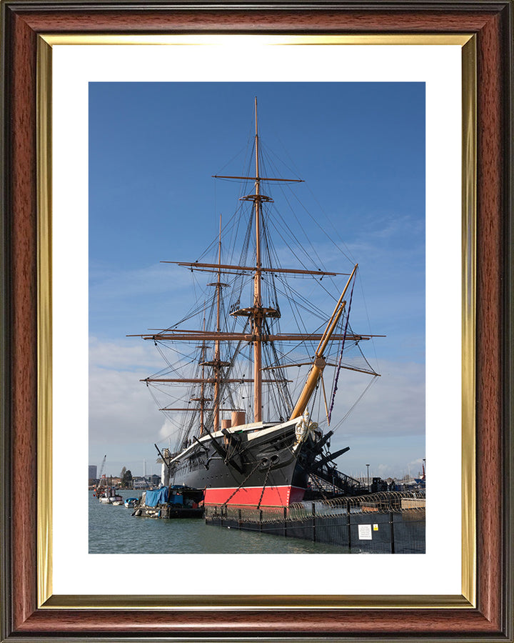 HMS Warrior 1860 | Photo Print | Framed Print | Poster | Steam-powered Armoured Frigate | Royal Navy Hampshire Prints