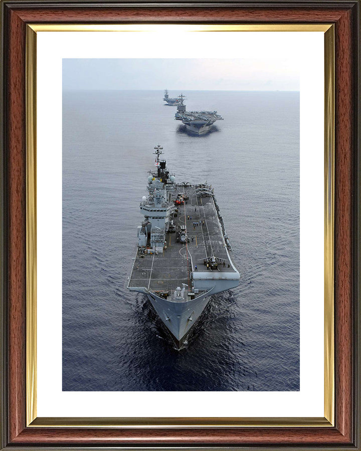 HMS Illustrious R06 Royal Navy Invincible class Aircraft Carrier Photo Print or Framed Print - Hampshire Prints