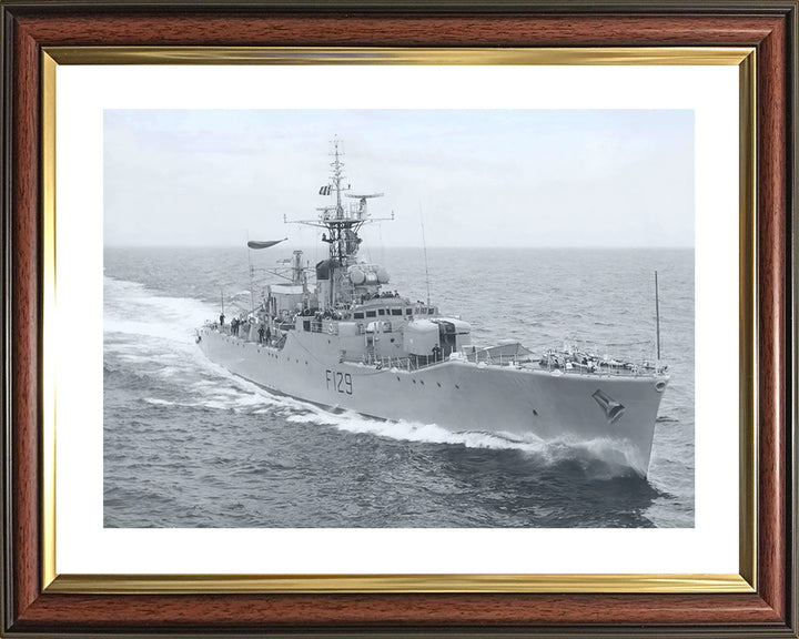 HMS Rhyl F129 | Photo Print | Framed Print | Poster | Rothesay Class | Frigate | Royal Navy Hampshire Prints