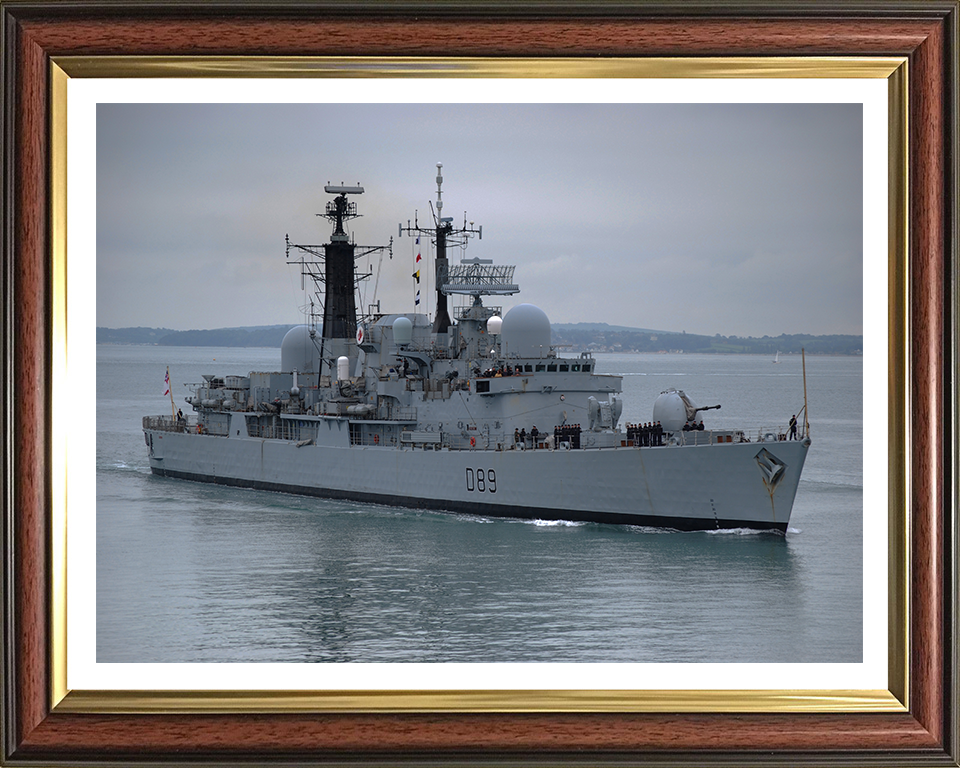 HMS Exeter D89 | Photo Print | Framed Print | Poster | Type 42 | Destroyer | Royal Navy Posters, Prints, & Visual Artwork Hampshire Prints 10 x 8 Classic Frame Yes