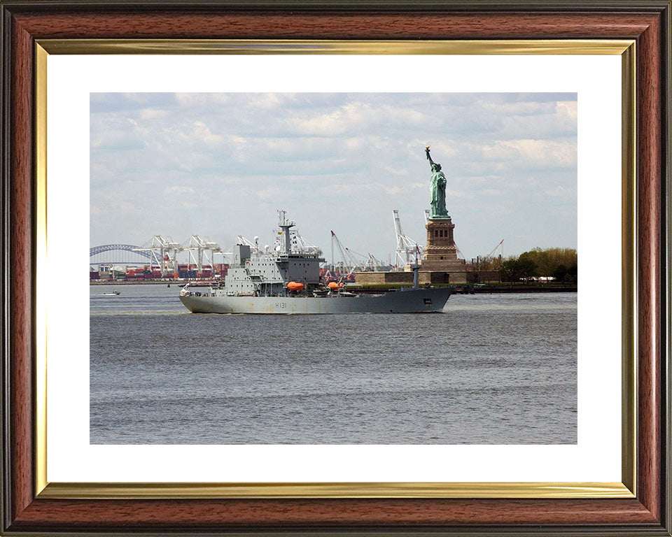 HMS Scott H131 Royal Navy ocean survey vessel Photo Print or Framed Print - Hampshire Prints