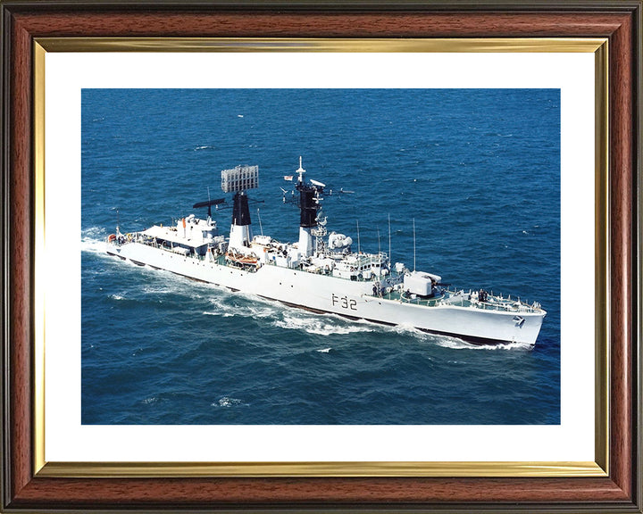 HMS Salisbury F32 Royal Navy Salisbury class Frigate Photo Print or Framed Print - Hampshire Prints