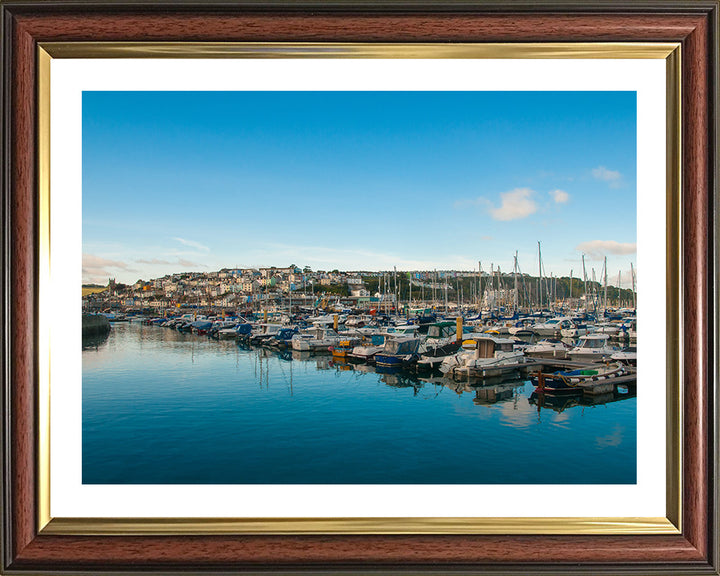Brixham Harbour Devon in summer Photo Print - Canvas - Framed Photo Print - Hampshire Prints