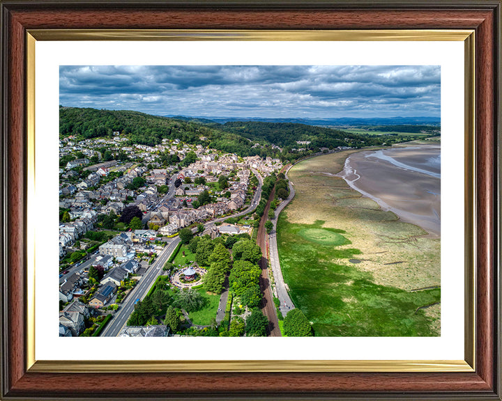 Grange-over-Sands Cumbria from above Photo Print - Canvas - Framed Photo Print - Hampshire Prints