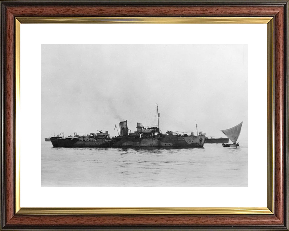 HMS Amaranthus K17 Royal Navy Flower class corvette Photo Print or Framed Print - Hampshire Prints