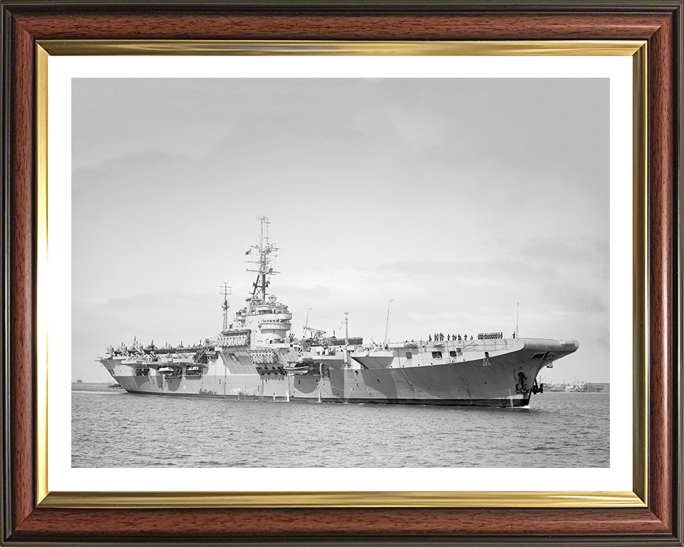 HMS Glory R62 Royal Navy Colossus class aircraft carrier Photo Print or Framed Print - Hampshire Prints