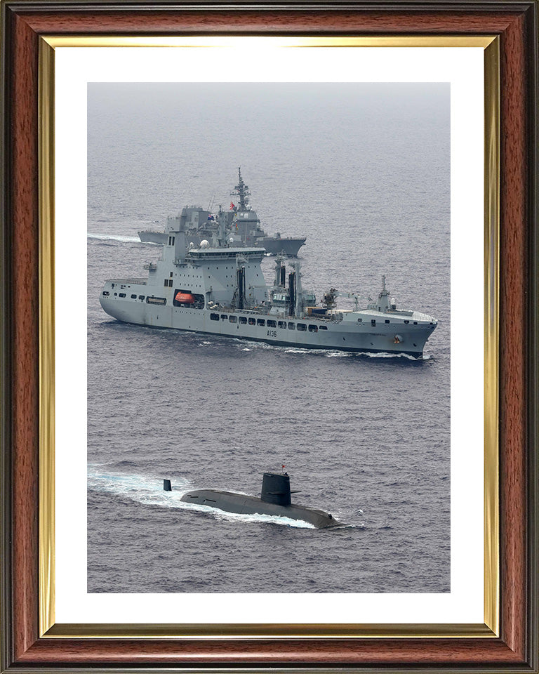 RFA Tidespring A136 | Photo Print | Framed Print | Tide class | Tanker | Royal Fleet Auxiliary Hampshire Prints