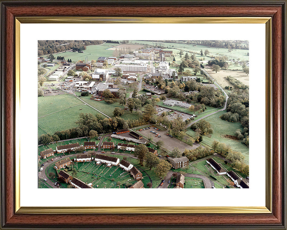 HMS Dryad Southwick park Hampshire Aerial Photo Print or Framed Photo Print - Hampshire Prints