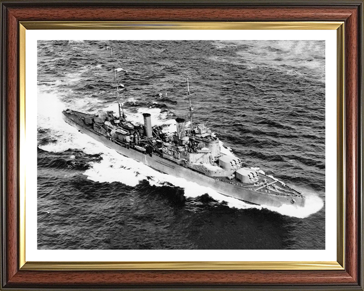 HMS Fiji (58) Royal Navy Fiji class light cruiser Photo Print or Framed Photo Print - Hampshire Prints