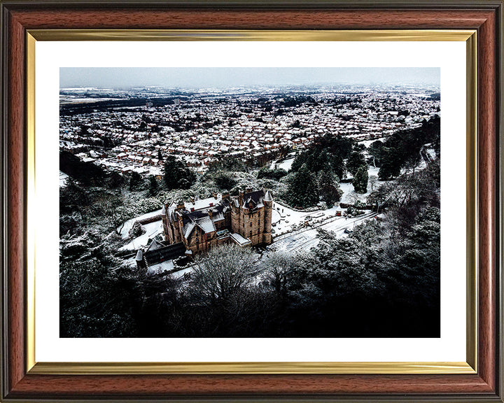 Belfast Northern Ireland in winter from above Photo Print - Canvas - Framed Photo Print - Hampshire Prints