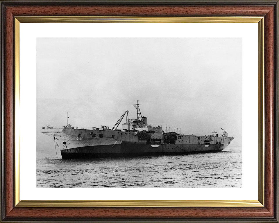 HMS Pioneer R76 Royal Navy Colossus class aircraft carrier Photo Print or Framed Print - Hampshire Prints