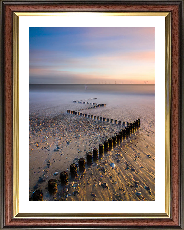 The Suffolk coast at sunset Photo Print - Canvas - Framed Photo Print - Hampshire Prints
