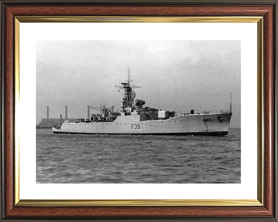 HMS Whitby F36 Royal Navy Whitby class frigate Photo Print or Framed Print - Hampshire Prints