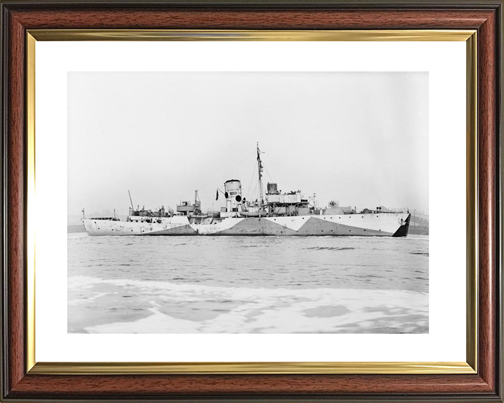 HMS Campanula K18 Royal Navy Flower class corvette Photo Print or Framed Print - Hampshire Prints