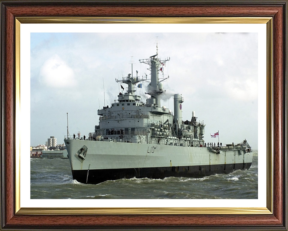 HMS Fearless L10 Royal Navy Fearless class amphibious ship Photo Print or Framed Print - Hampshire Prints