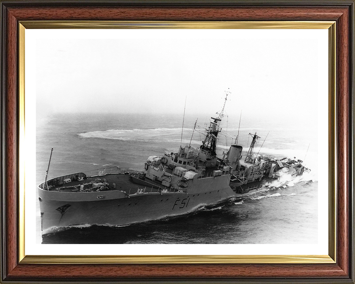 HMS Grafton F51 Royal Navy Blackwood class frigate Photo Print or Framed Print - Hampshire Prints