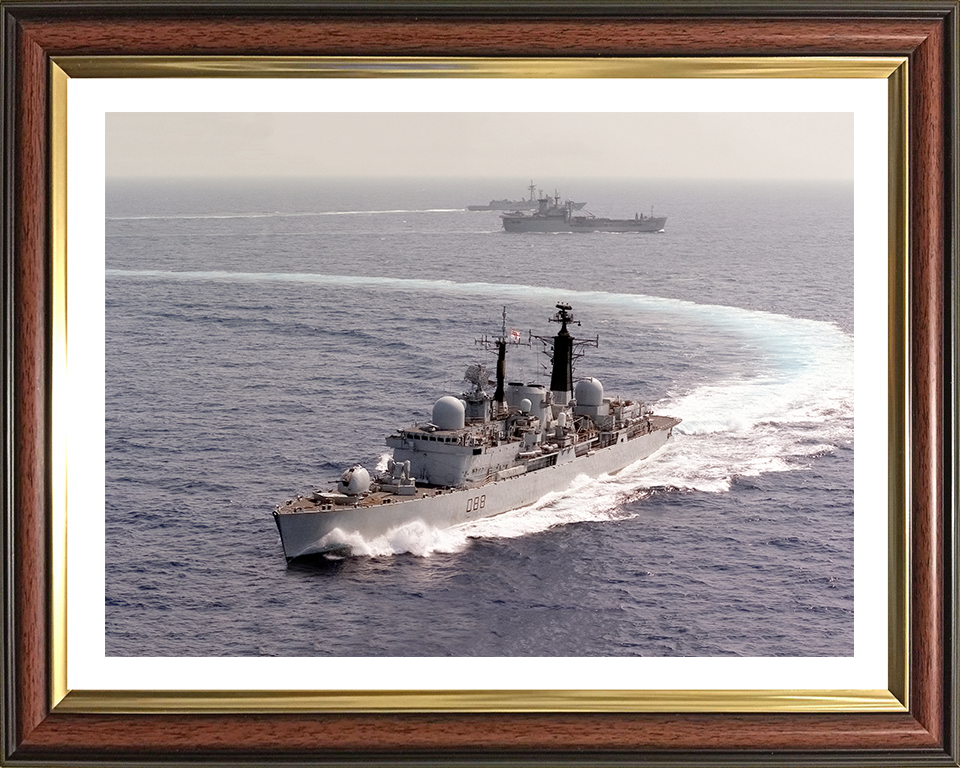 HMS Glasgow D88 Royal Navy Type 42 Destroyer Photo Print or Framed Print - Hampshire Prints