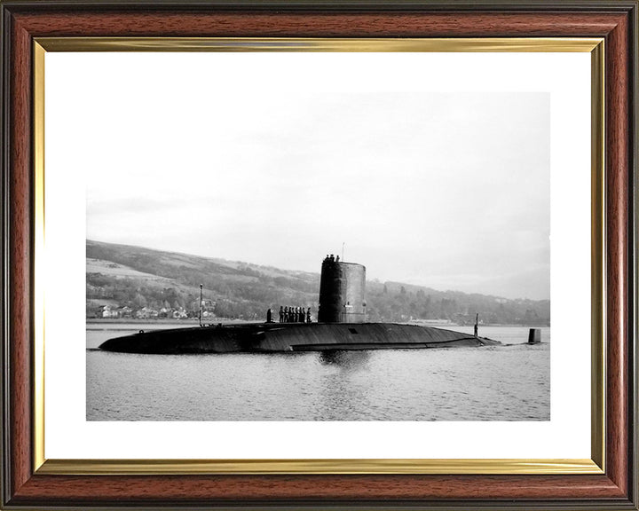 HMS Courageous S50 Royal Navy Valiant class Submarine Photo Print or Framed Print - Hampshire Prints