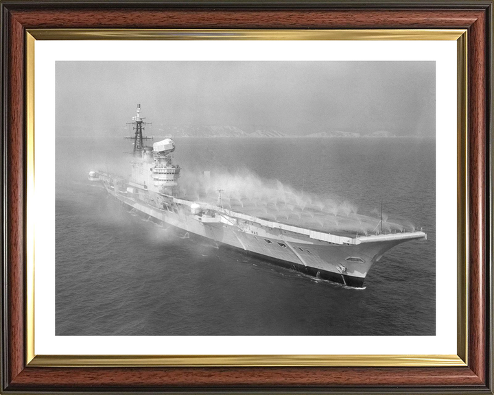 HMS Hermes R12 | Photo Print | Framed Print | Centaur Class | Aircraft Carrier | Royal Navy Hampshire Prints