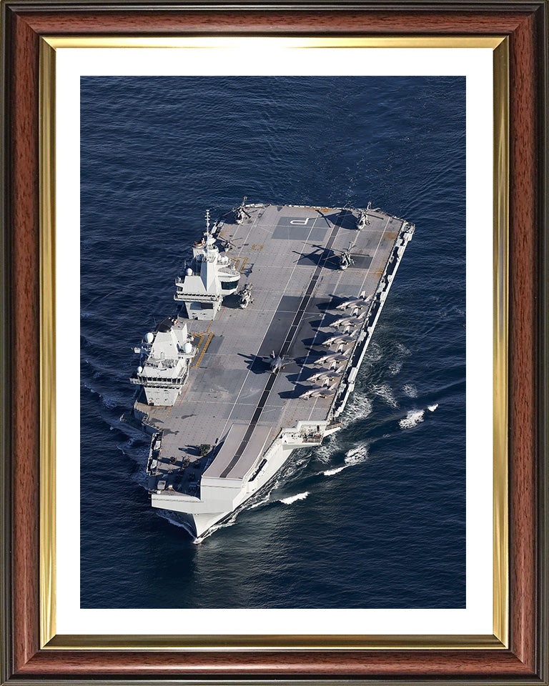 HMS Prince of Wales R09 | Photo Print | Framed Print | Queen Elizabeth Class | Aircraft Carrier | Royal Navy Hampshire Prints