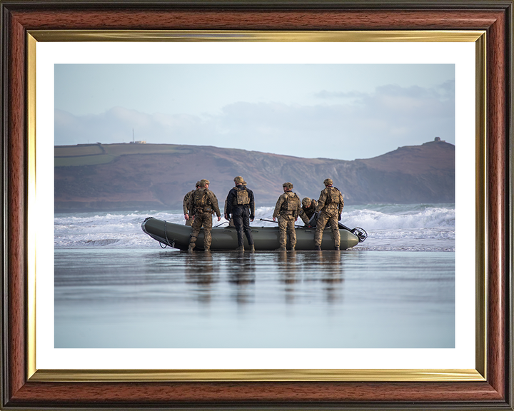 Royal Marines Commandos with Rigid Hull Inflatable Boat | Photo Print | Framed Print | Military | 47 Commando | Wall Art | Decor | Photography Hampshire Prints