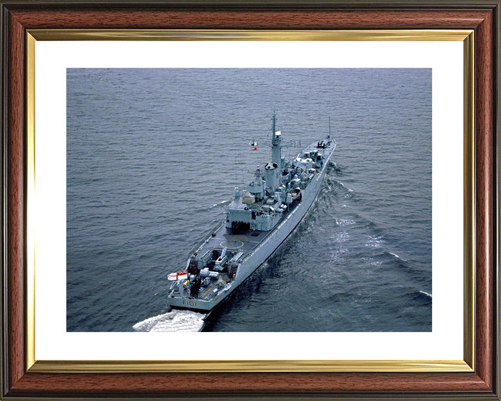 HMS Yarmouth F101 Royal Navy Rothesay Class frigate Photo Print or Framed Print - Hampshire Prints