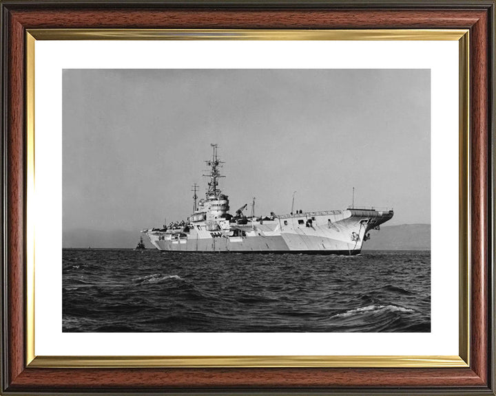 HMS Glory R62 Royal Navy Colossus class aircraft carrier Photo Print or Framed Print - Hampshire Prints