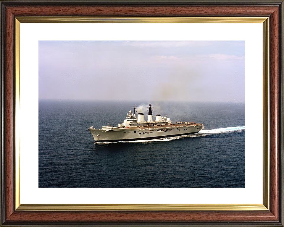 HMS Invincible R05 Royal Navy Invincible Class aircraft carrier Photo Print or Framed Print - Hampshire Prints