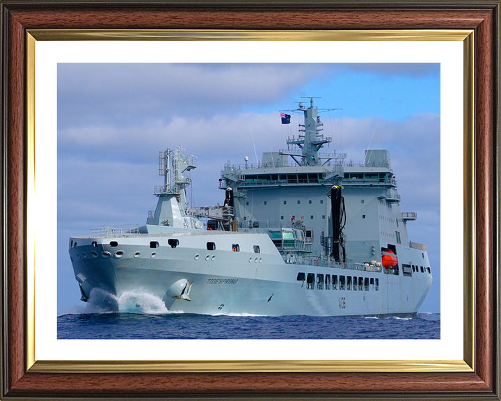 RFA Tidespring A136 | Photo Print | Framed Print | Tide class | Tanker | Royal Fleet Auxiliary Hampshire Prints 10 x 8 Classic Frame Yes