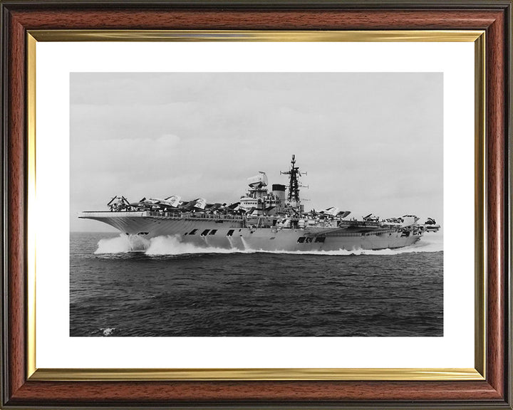 HMS Victorious R38 Royal Navy Illustrious class aircraft carrier Photo Print or Framed Print - Hampshire Prints