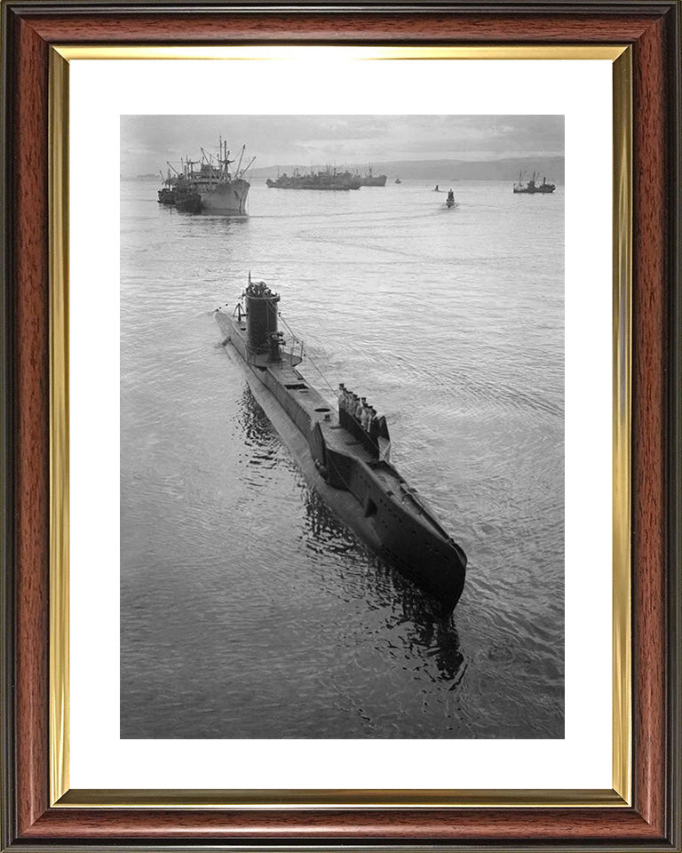 HMS Ultimatum P34 Royal Navy U class Submarine Photo Print or Framed Print - Hampshire Prints