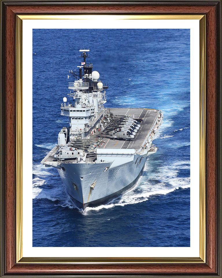 HMS Illustrious R06 | Photo Print | Framed Print | Invincible Class | Aircraft Carrier | Royal Navy Hampshire Prints