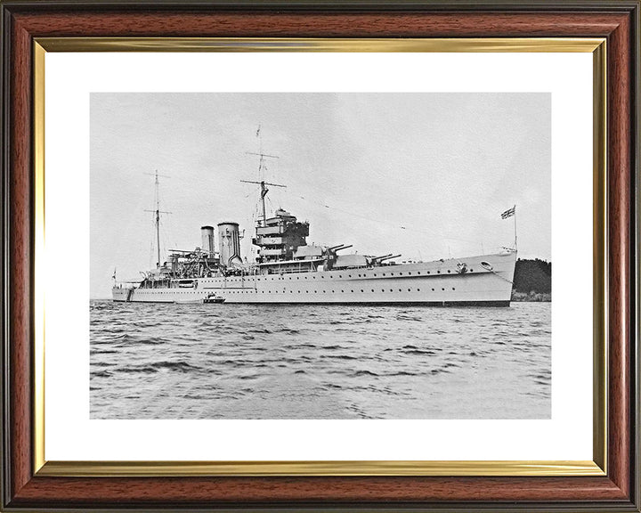 HMS York (90) Royal Navy York Class heavy cruiser Photo Print or Framed Print - Hampshire Prints