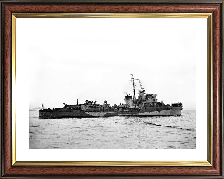 HMS Quantock L58 Royal Navy Hunt class destroyer Photo Print or Framed Print - Hampshire Prints