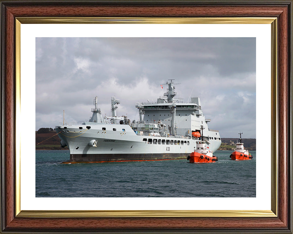 RFA Tidesurge A138 | Photo Print | Framed Print | Tide class | Tanker | Royal Fleet Auxiliary Hampshire Prints 10 x 8 Classic Frame Yes
