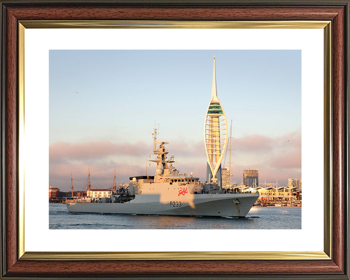 HMS Trent P224 Royal Navy River class offshore patrol vessel Photo Print or Framed Print - Hampshire Prints