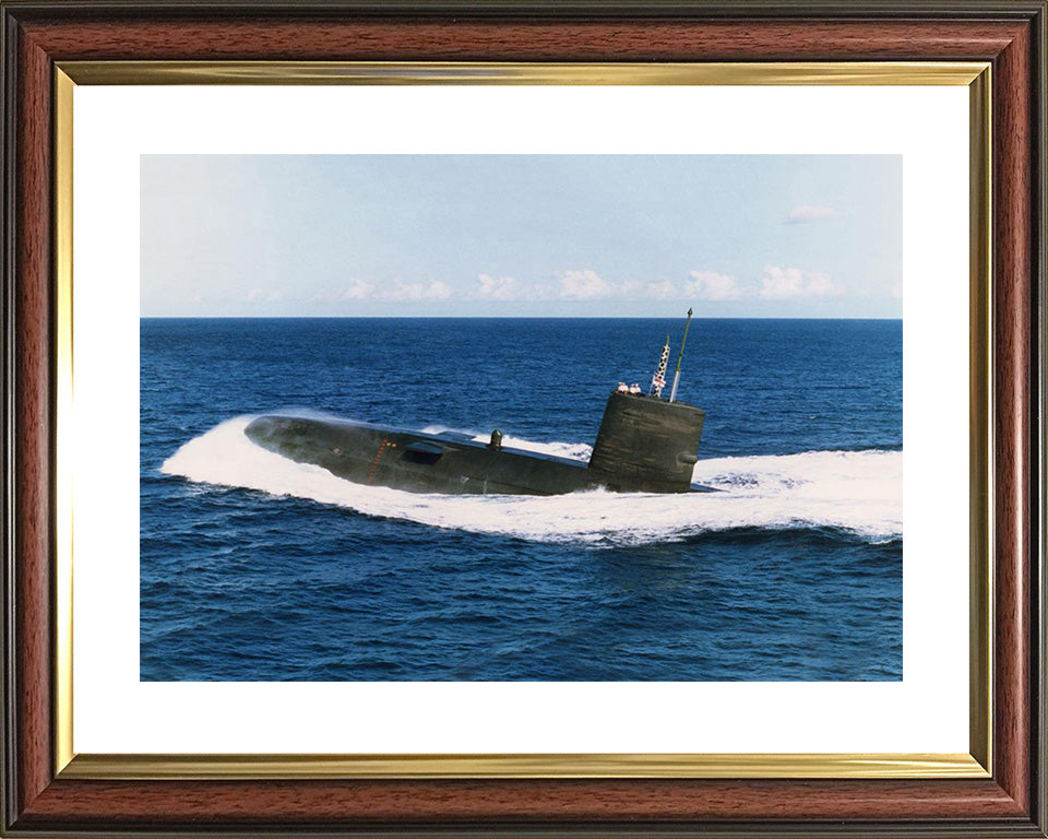 HMS Courageous S50 Royal Navy Valiant class Submarine Photo Print or Framed Print - Hampshire Prints