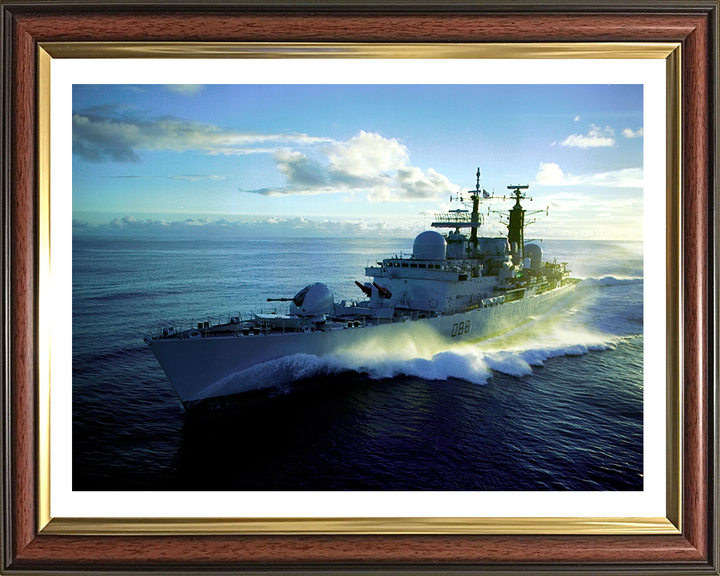 HMS Glasgow D88 Royal Navy Type 42 Destroyer Photo Print or Framed Print - Hampshire Prints