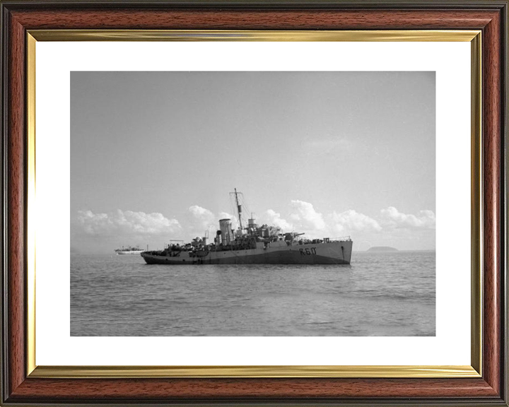 HMS Lavender K60 Royal Navy Flower class corvette Photo Print or Framed Print - Hampshire Prints