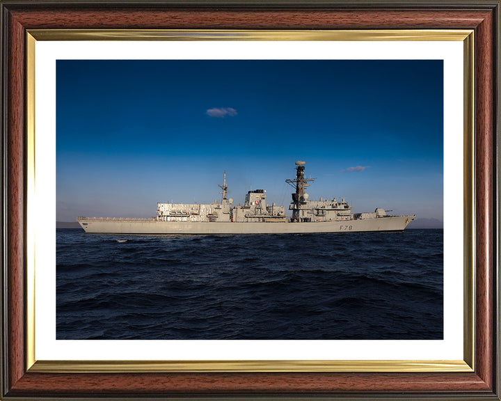 HMS Kent F78 Royal Navy Type 23 frigate Photo Print or Framed Print - Hampshire Prints