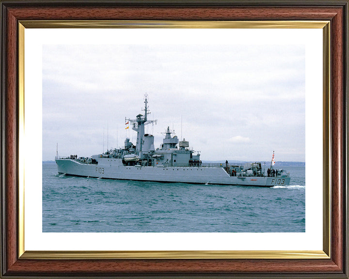 HMS Lowestoft F103 | Photo Print | Framed Print | Rothesay Class | Frigate | Royal Navy Hampshire Prints