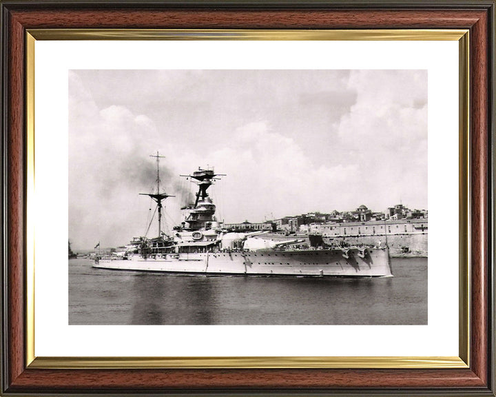 HMS Ramillies (07) Royal Navy Revenge class battleship Photo Print or Framed Print - Hampshire Prints