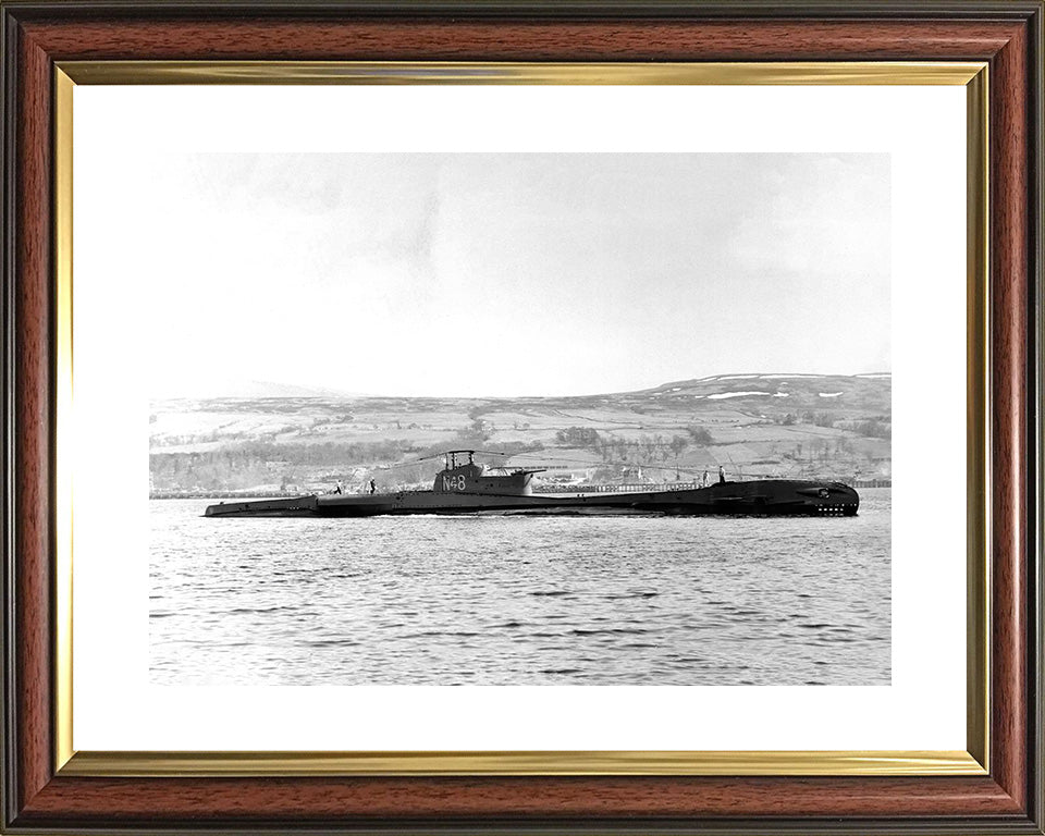 HMS Traveller N48 Royal Navy T Class submarine Photo Print or Framed Print - Hampshire Prints