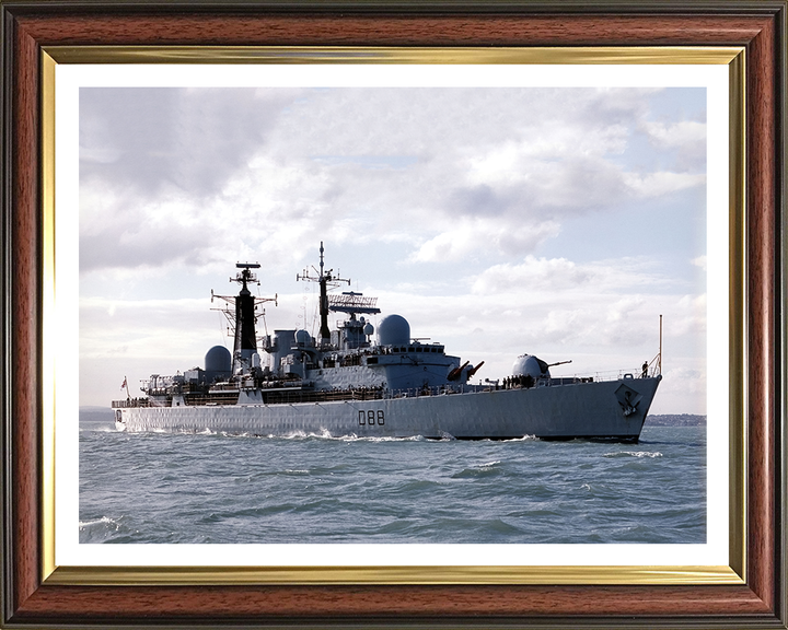 HMS Glasgow D88 Royal Navy Type 42 Destroyer Photo Print or Framed Print - Hampshire Prints