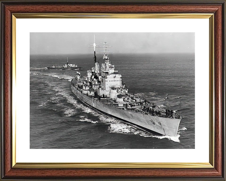 HMS Vanguard (23) Royal Navy fast battleship Photo Print or Framed Print - Hampshire Prints