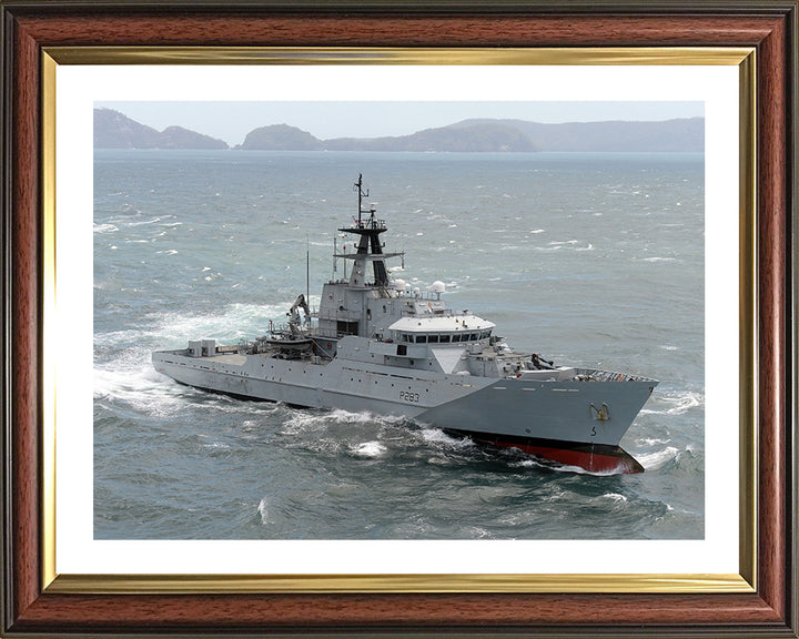 HMS Mersey P283 Royal Navy River class patrol vessel Photo Print or Framed Photo Print - Hampshire Prints