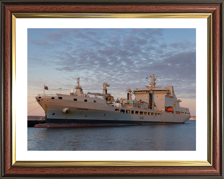 RFA Tidespring A136 | Photo Print | Framed Print | Tide class | Tanker | Royal Fleet Auxiliary Hampshire Prints